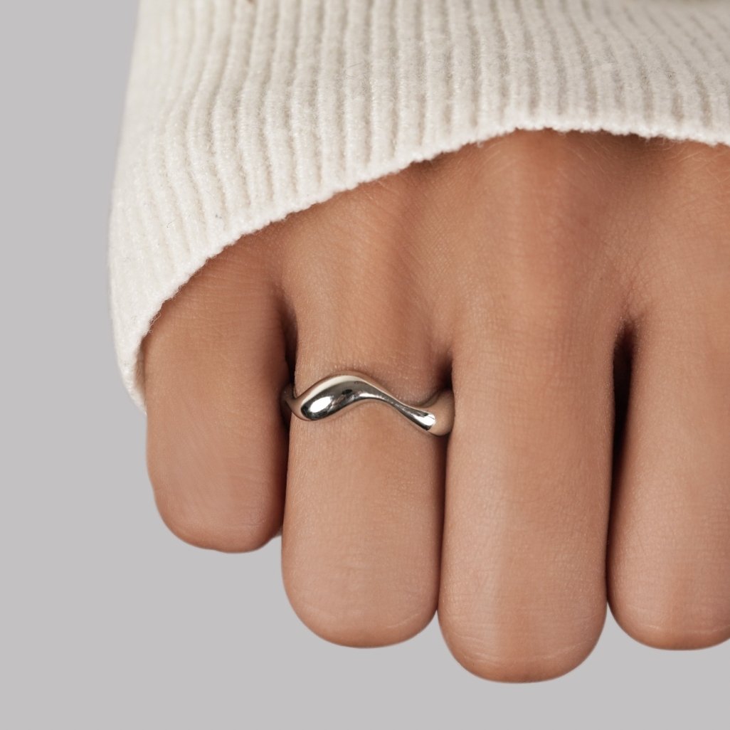 Vlny - Minimalistisk Ring