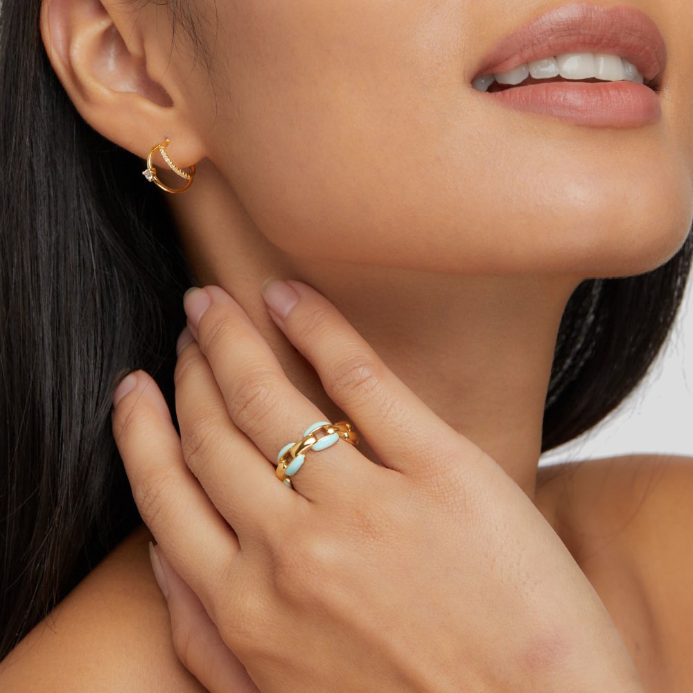 Anneliese – Guld- og sølvring