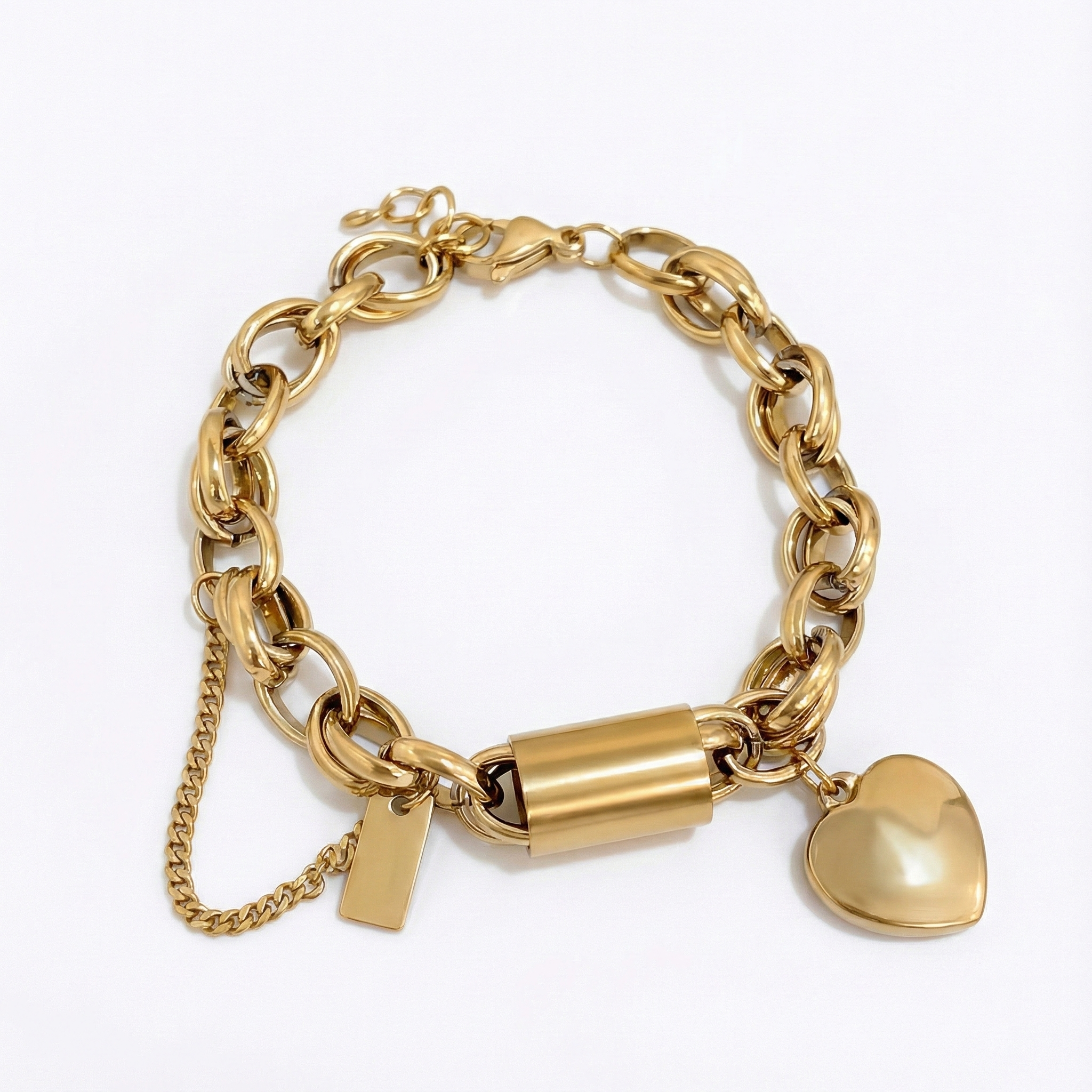 Chunky Herzstück Armbånd