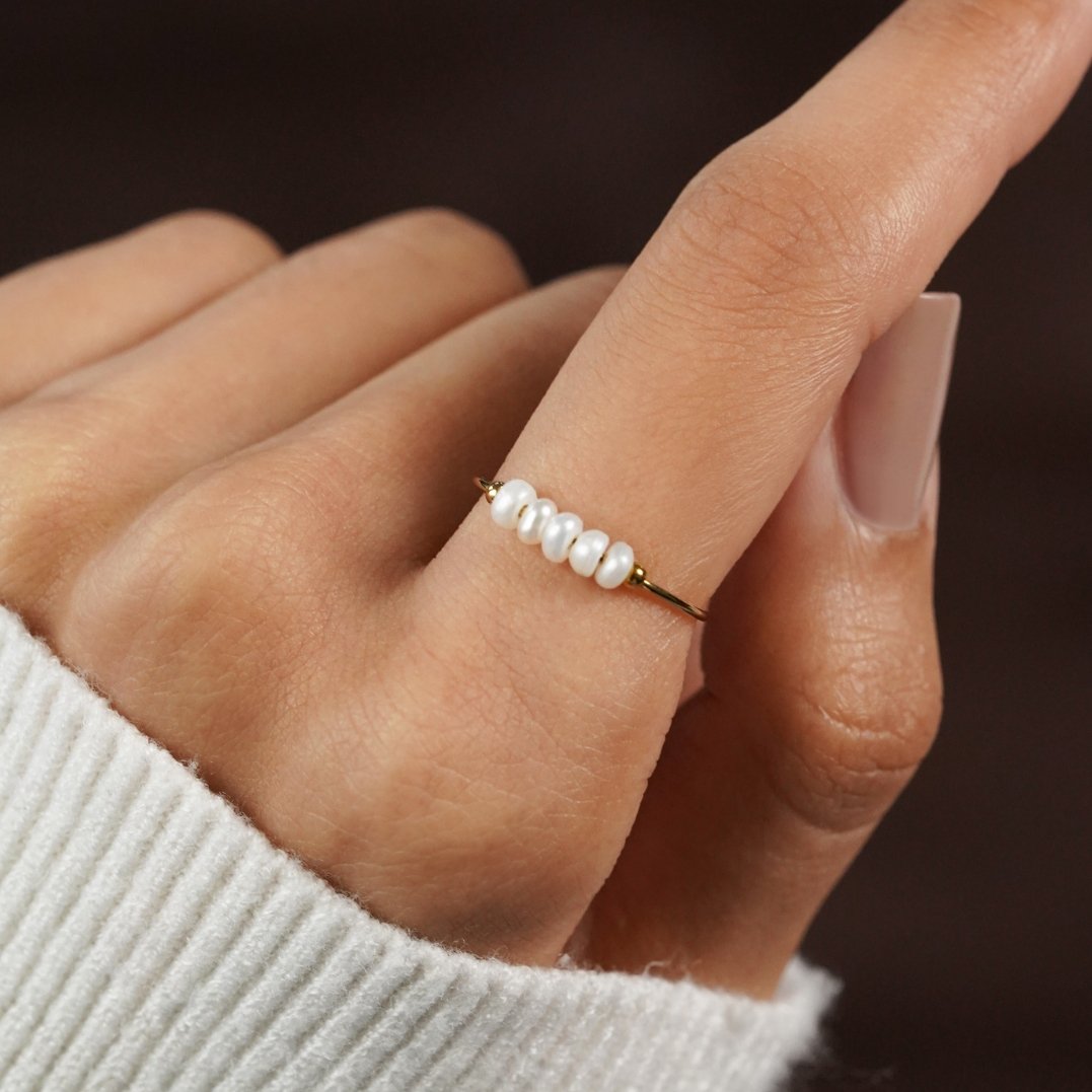 Grace - Ring med ferskvandsperler