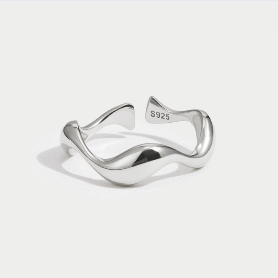 Vlny - Minimalistisk Ring